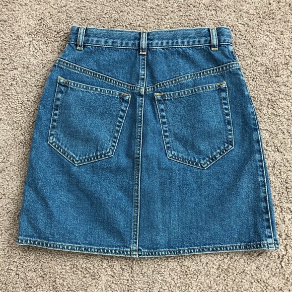 Asos Denim Button Skirt Womens US 2 - Picture 6 of 8